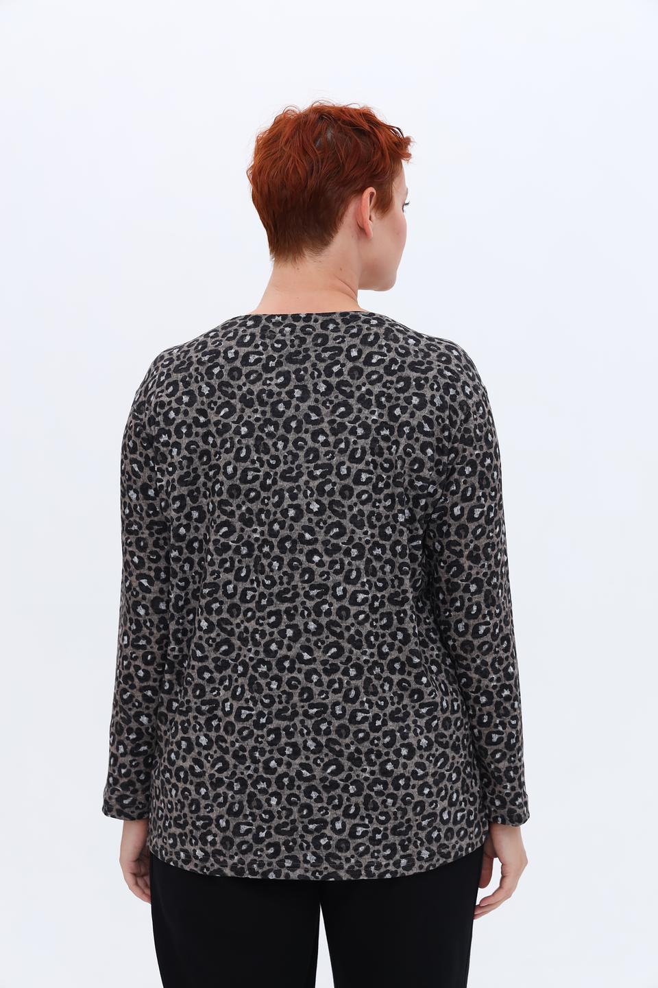 Пуловер Doris Streich леопард