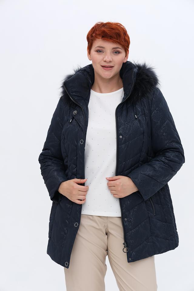 Куртка Lebek стеганая с мехом