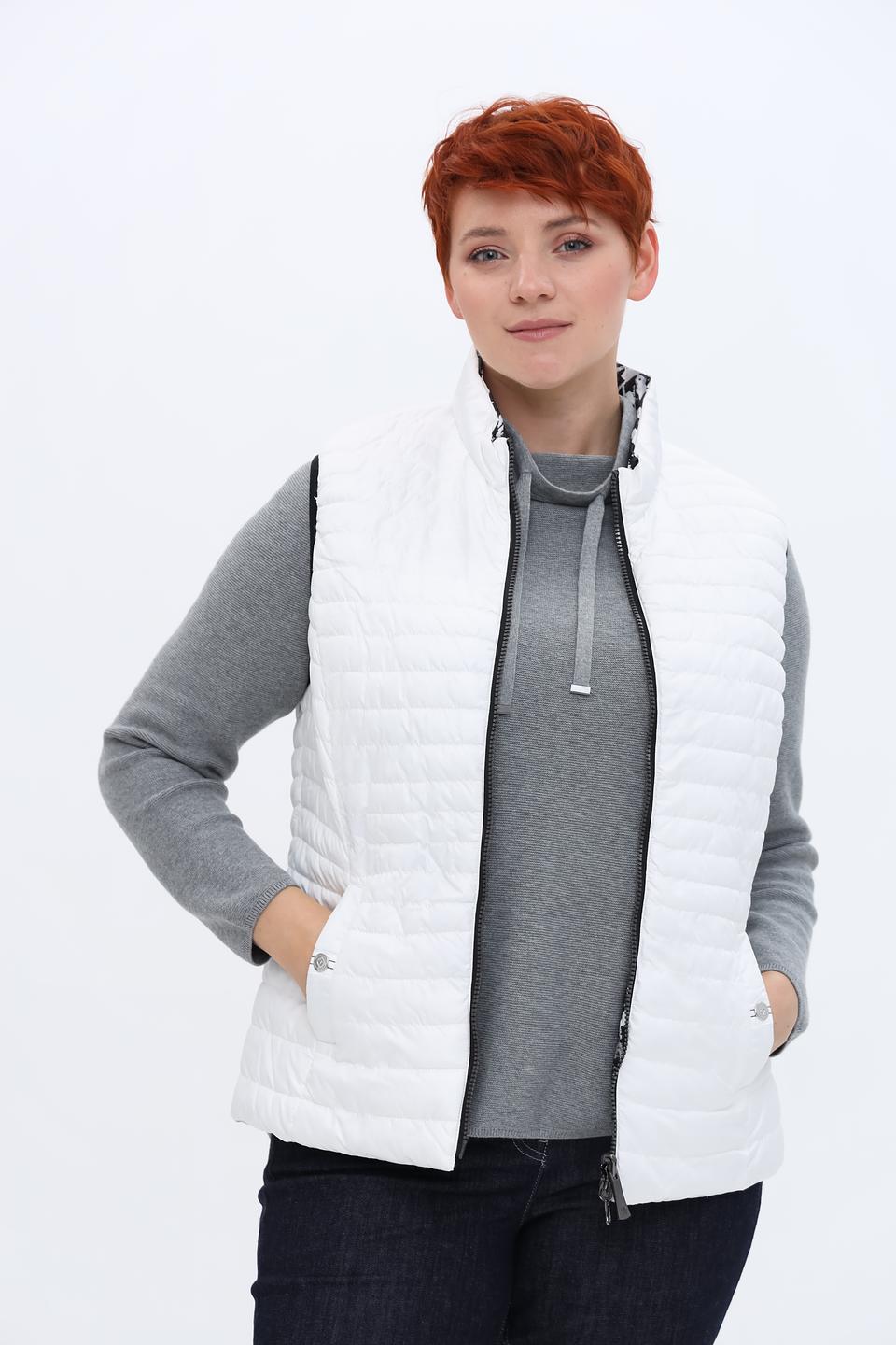 Жилет Lebek стеганый белый
