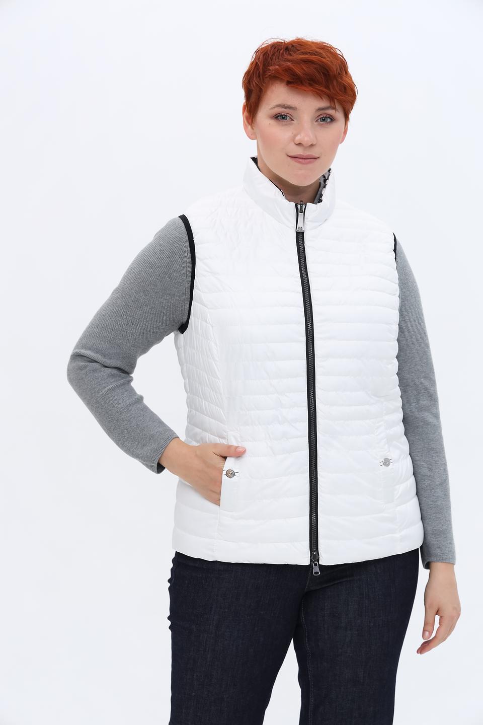 Жилет Lebek стеганый белый