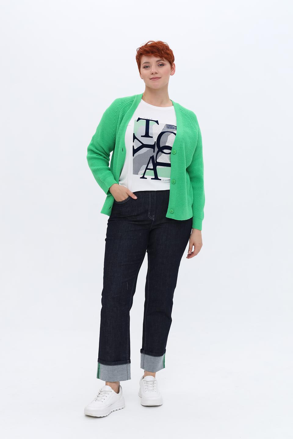 Кардиган Via Appia зелёный