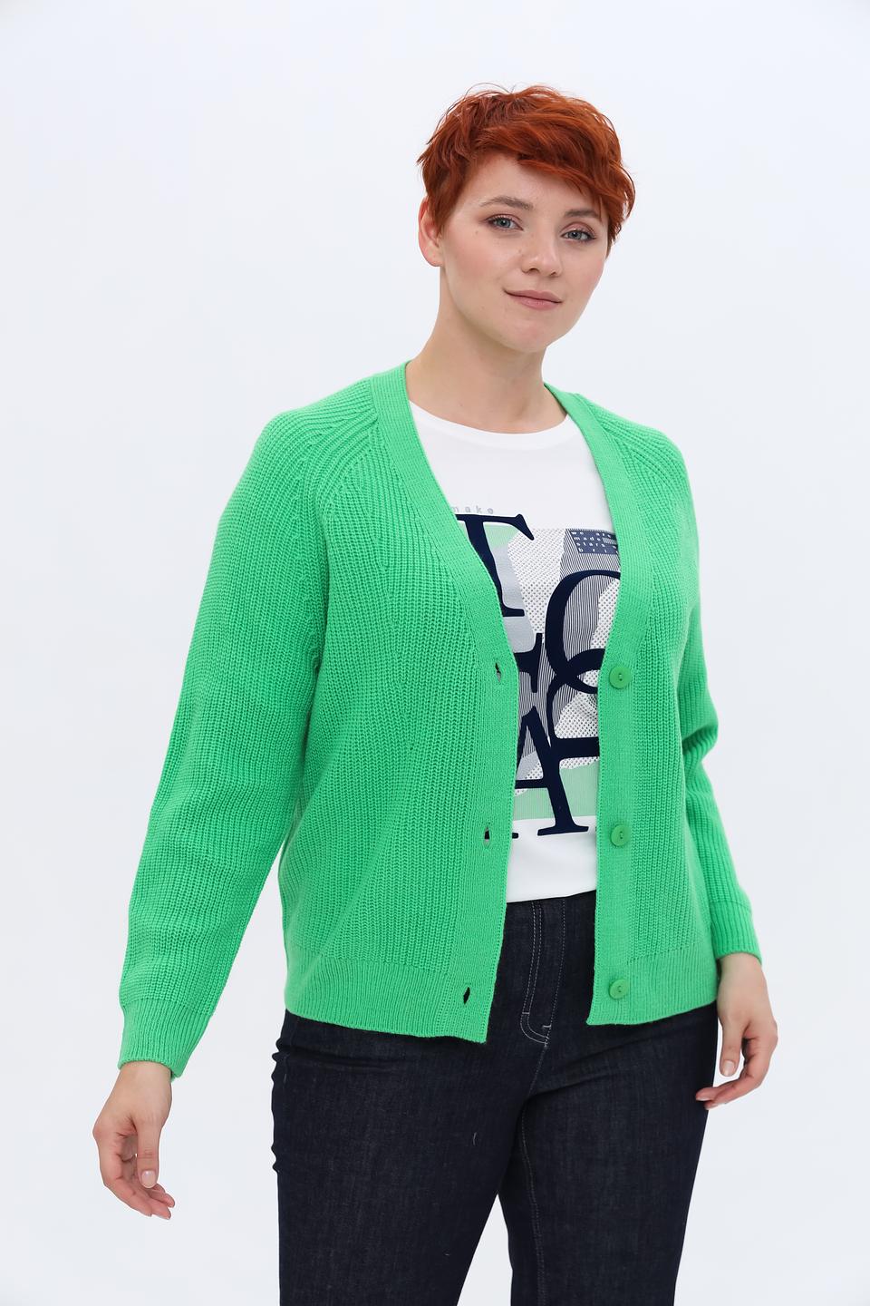 Кардиган Via Appia зелёный