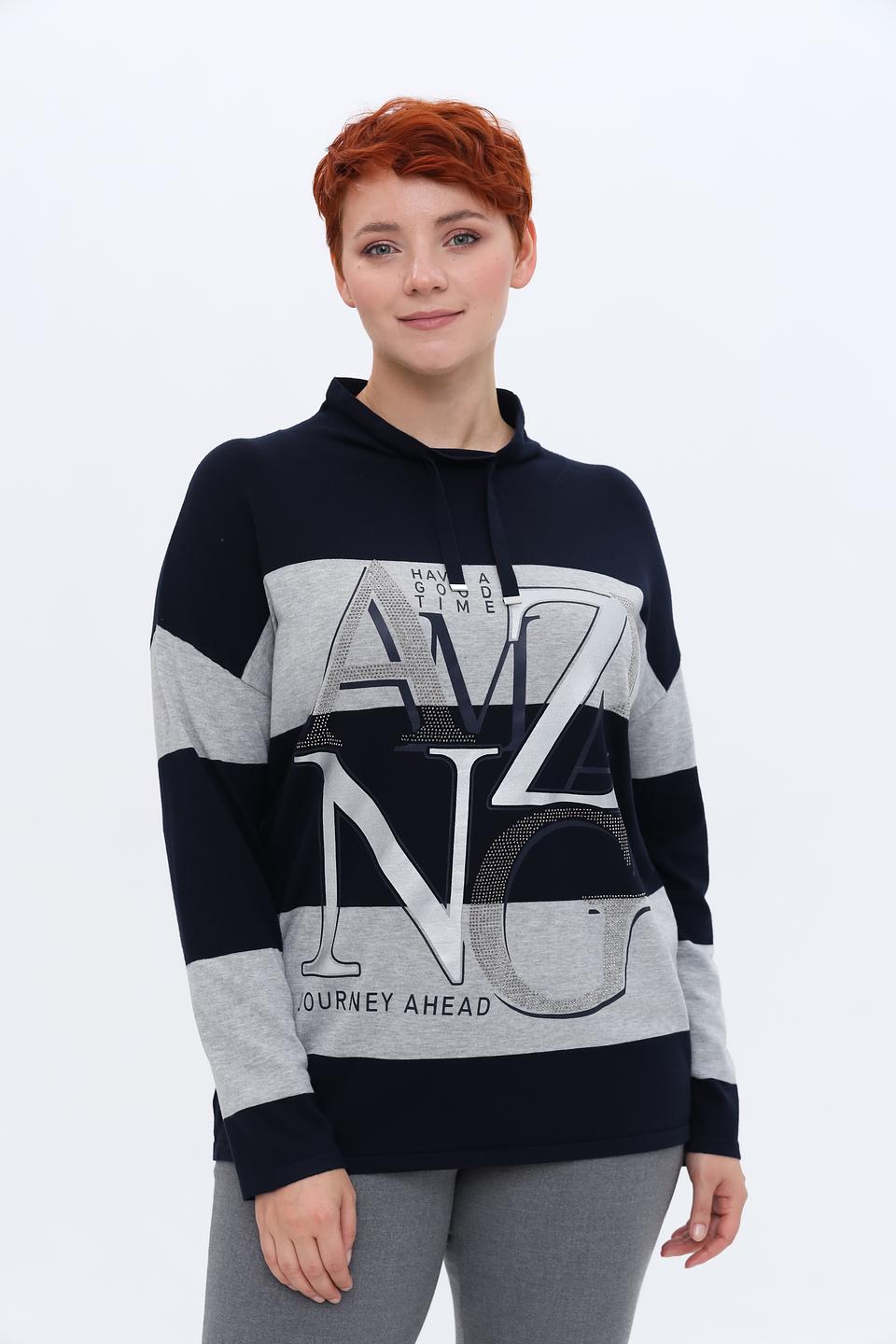 Пуловер Via Appia с принтом