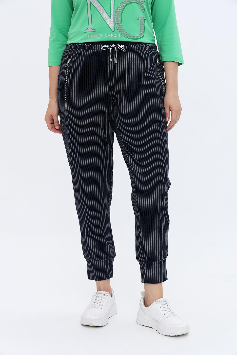 Брюки Via Appia в полоску