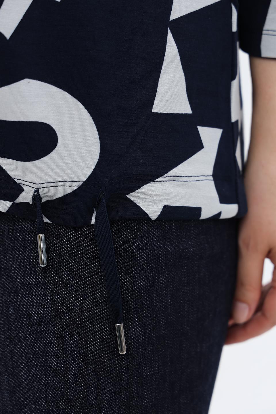 Блуза Via Appia с принтом DUE