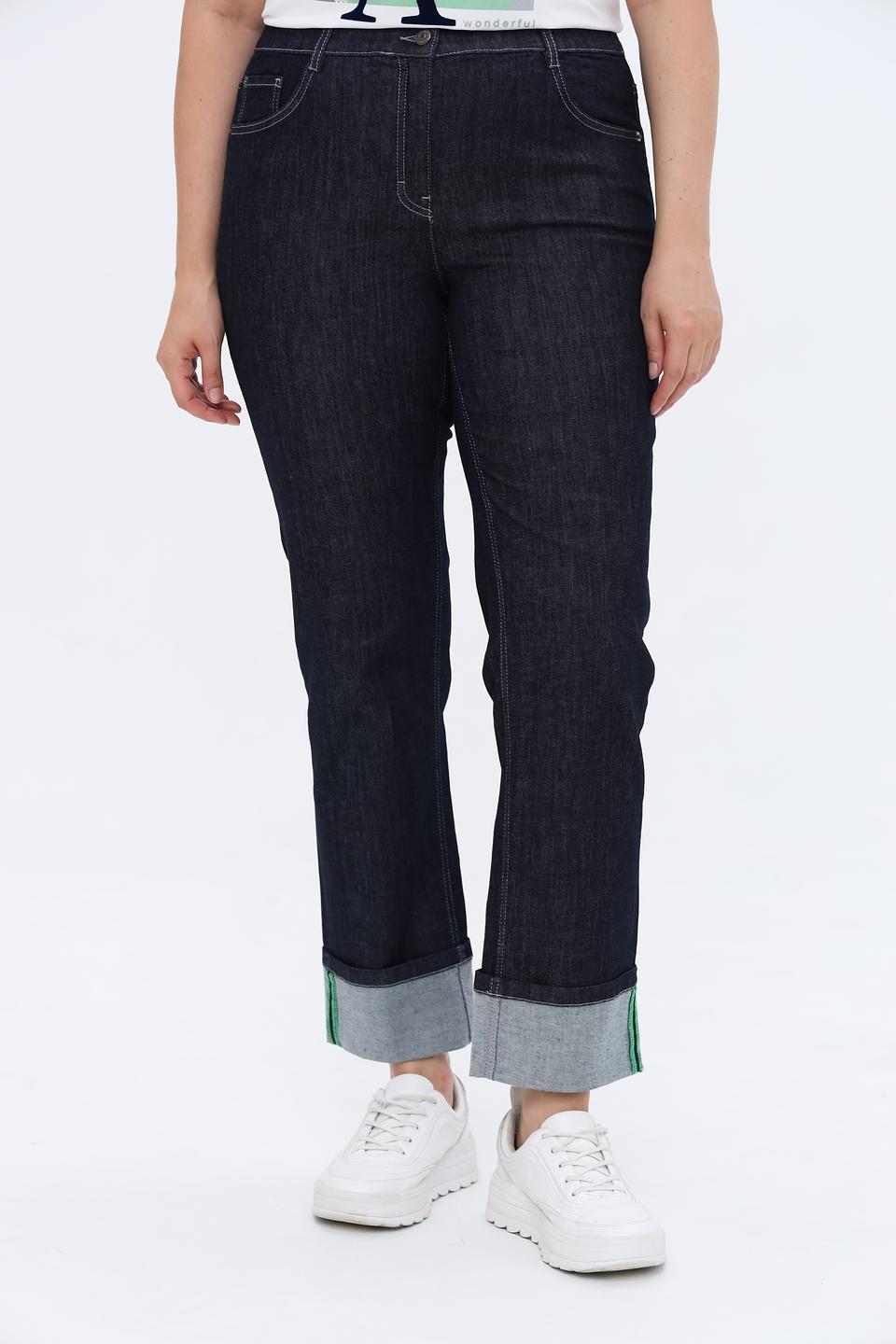 Джинсы Via Appia с манжетами