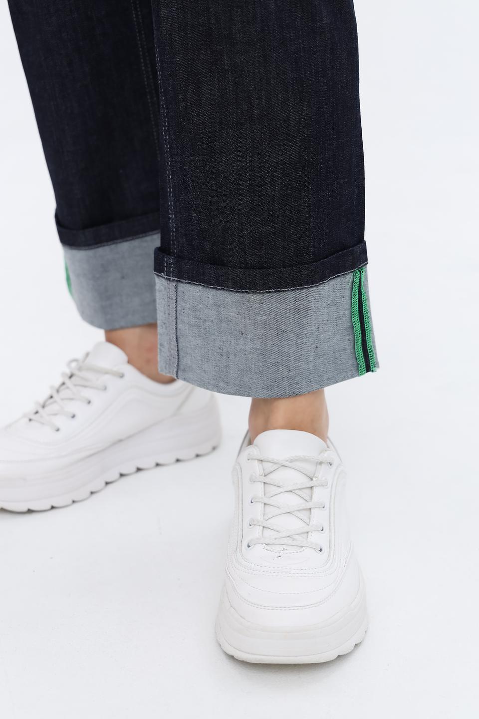 Джинсы Via Appia с манжетами