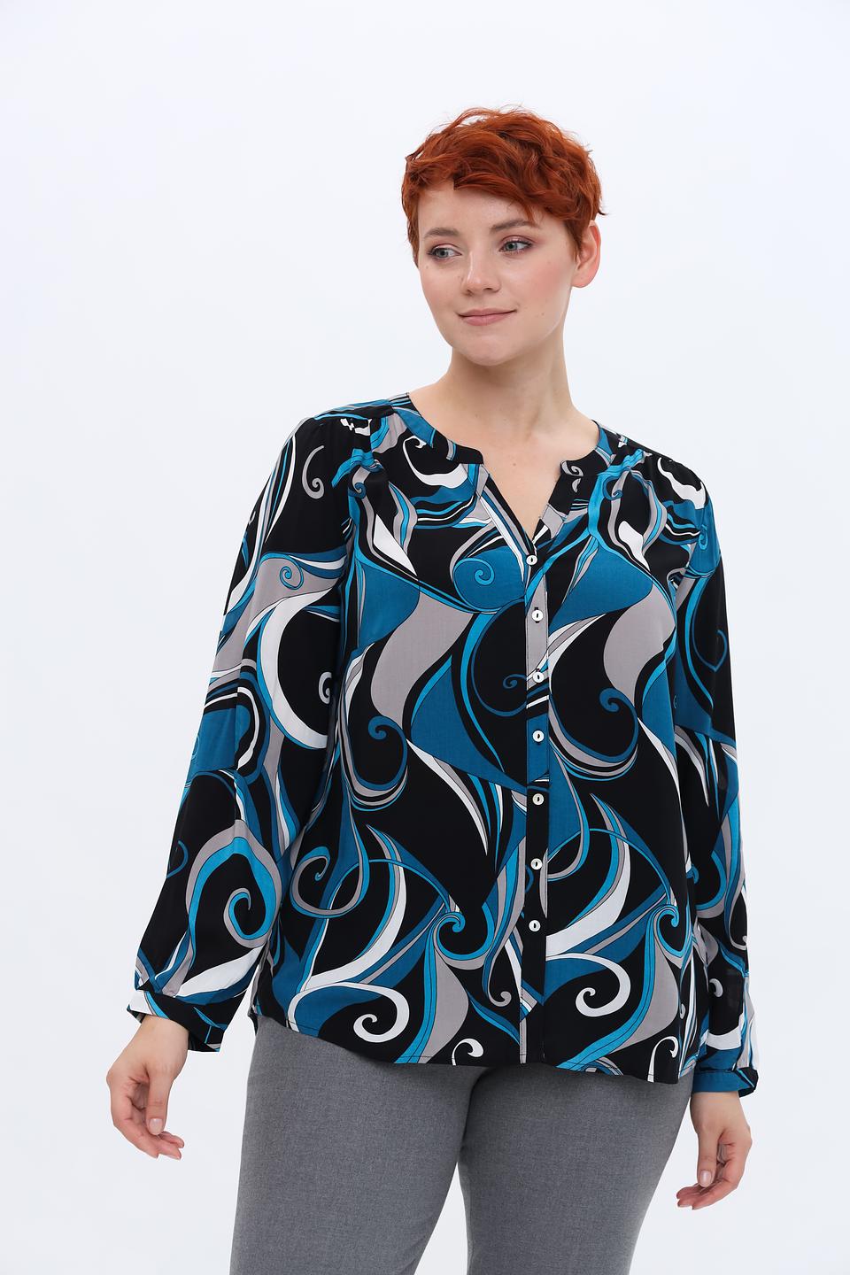 Блуза Via Appia DUE с принтом