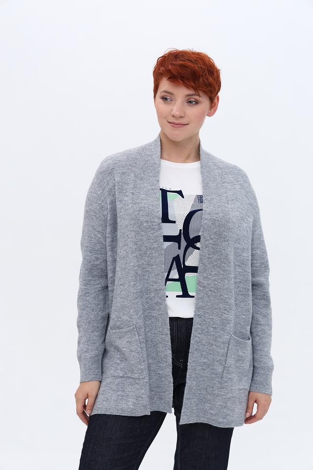 Кардиган Via Appia серый меланж