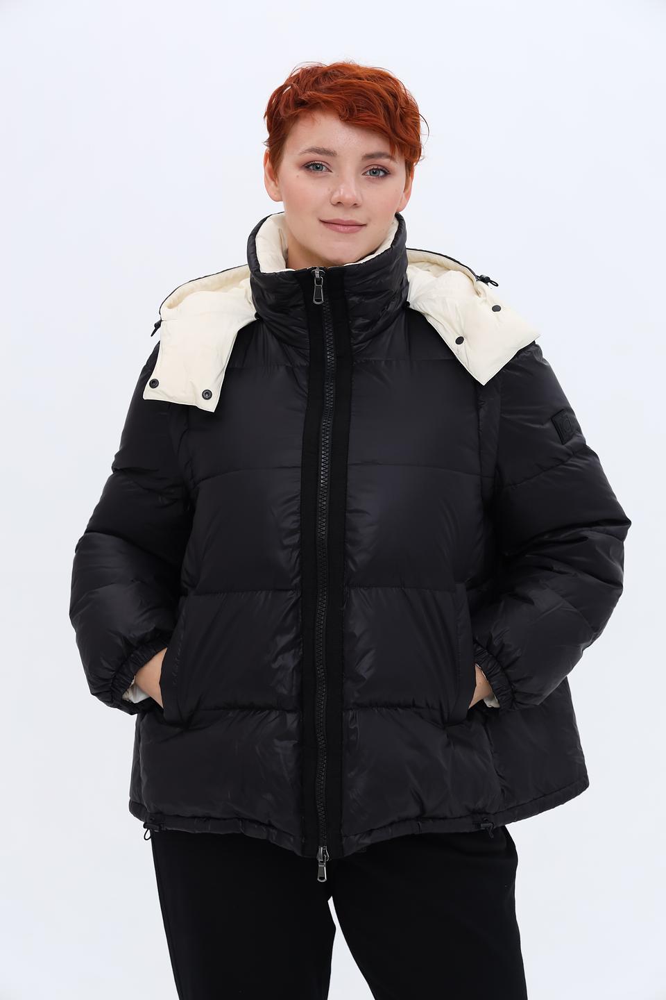 Куртка Luisa Cerano чёрная стеганая