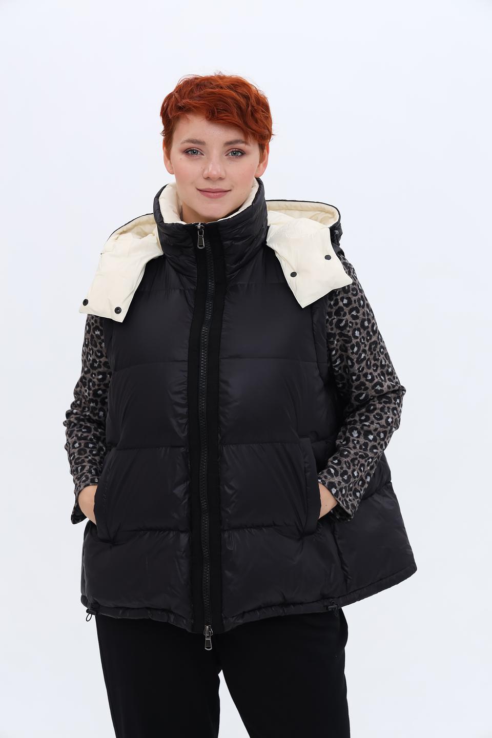 Куртка Luisa Cerano чёрная стеганая