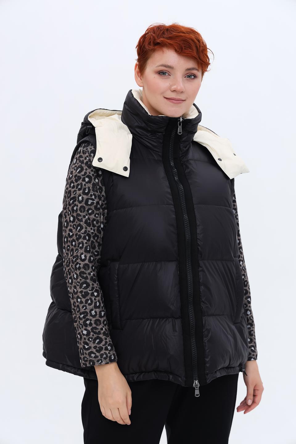 Куртка Luisa Cerano чёрная стеганая