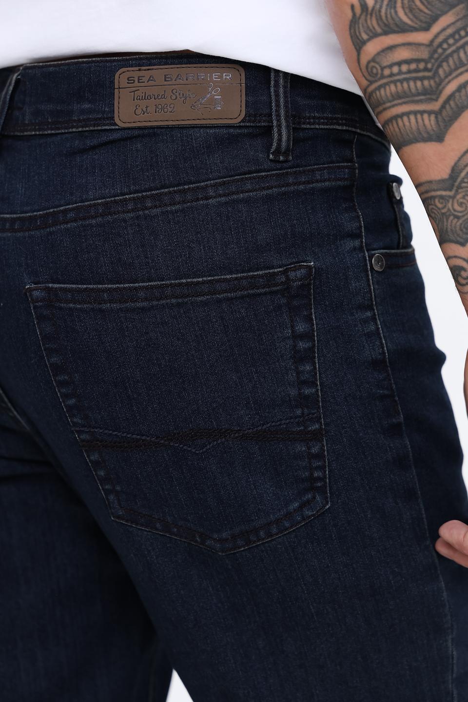 Джинсы Sea Barrier Slim Fit тёмно-синие