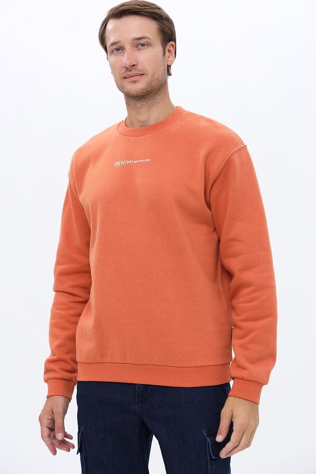 Толстовка Tom Tailor denim оранжевая