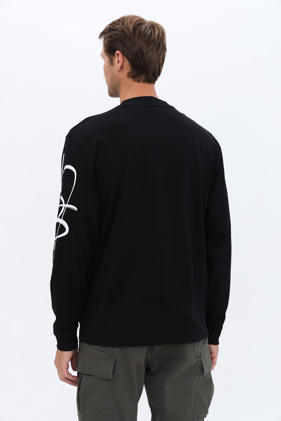 Футболка Hugo с принтом чёрная