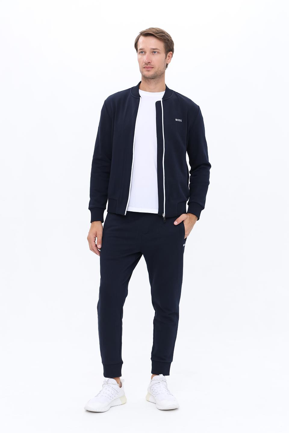 Кардиган Boss Green темно-синий