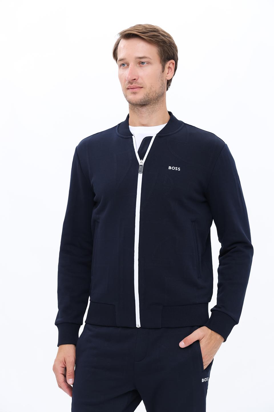 Кардиган Boss Green темно-синий