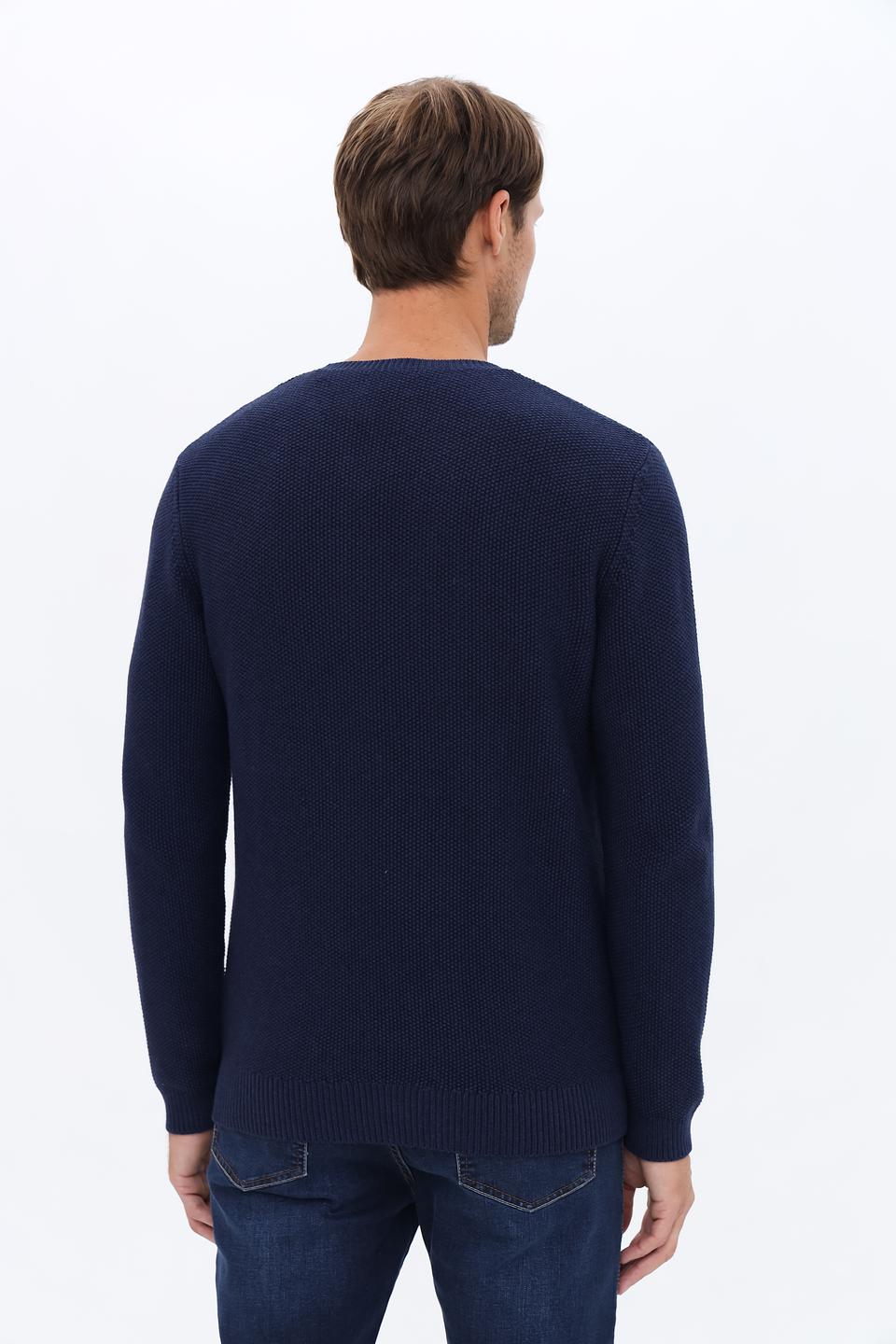 Джемпер Ragman мужской тёмно-синий