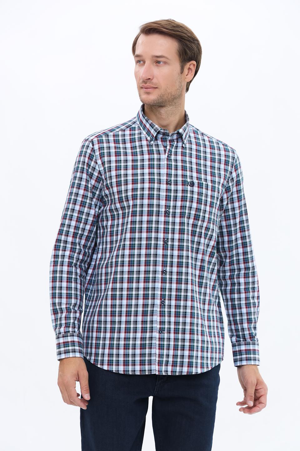 Рубашка Bugatti в клетку