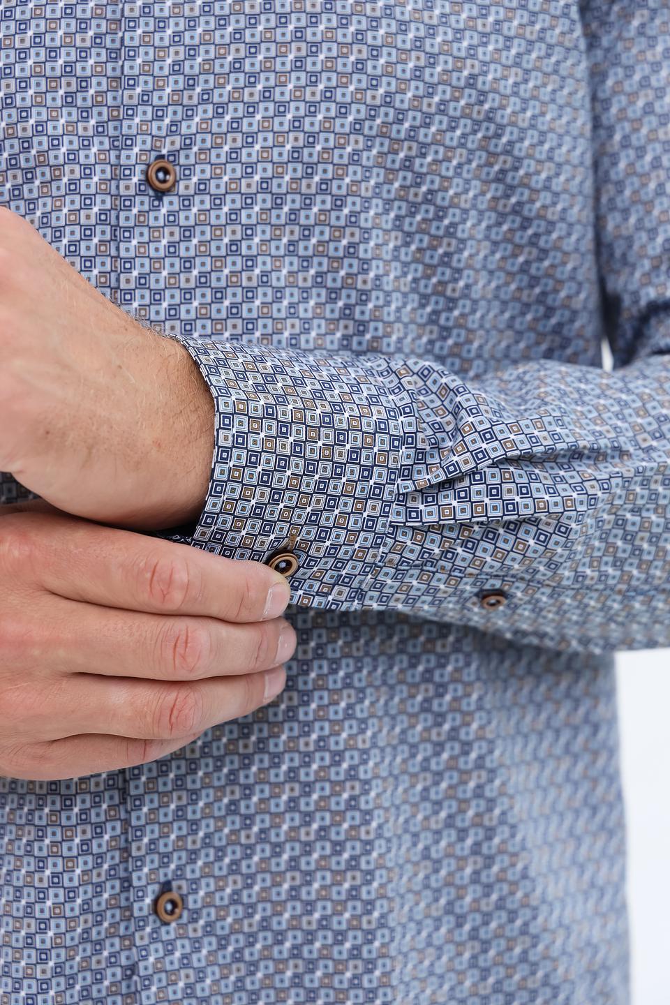 Рубашка Bugatti с принтом