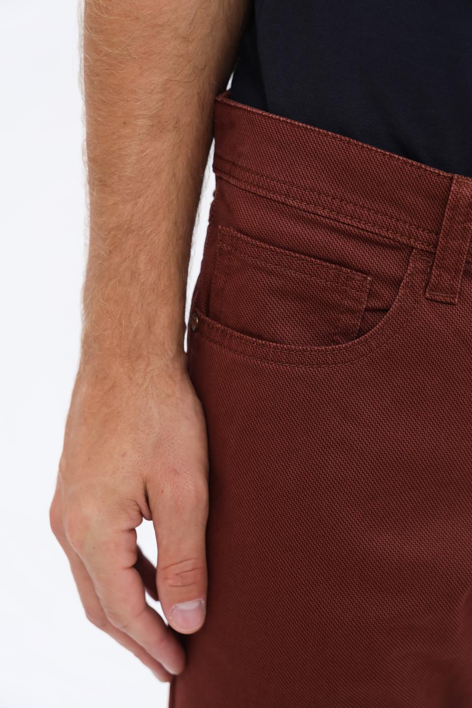 Брюки Hattric терракотовые