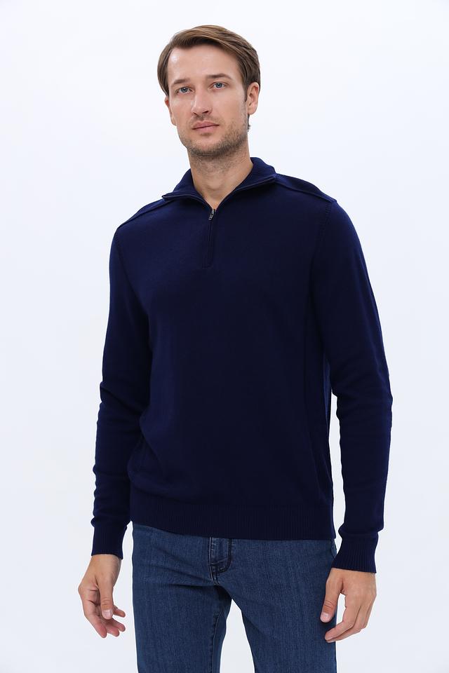 Джемпер Pezzo с молнией синий