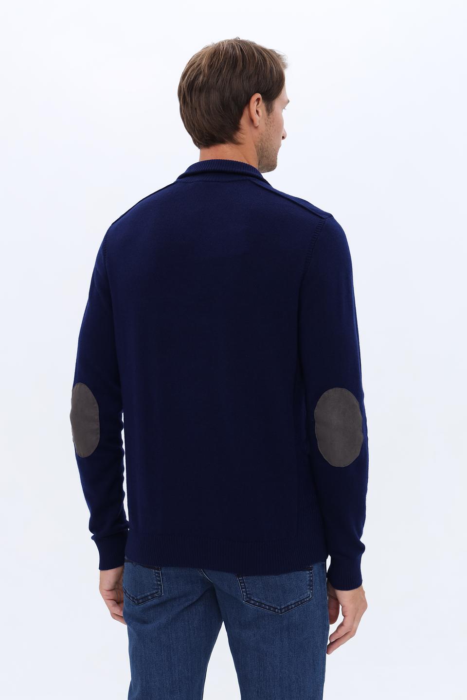 Джемпер Pezzo с молнией синий