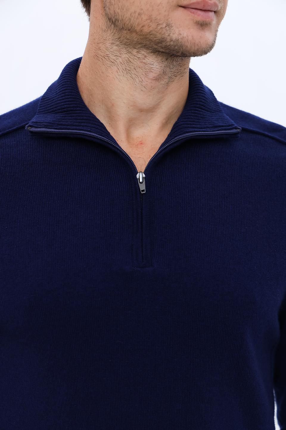 Джемпер Pezzo с молнией синий