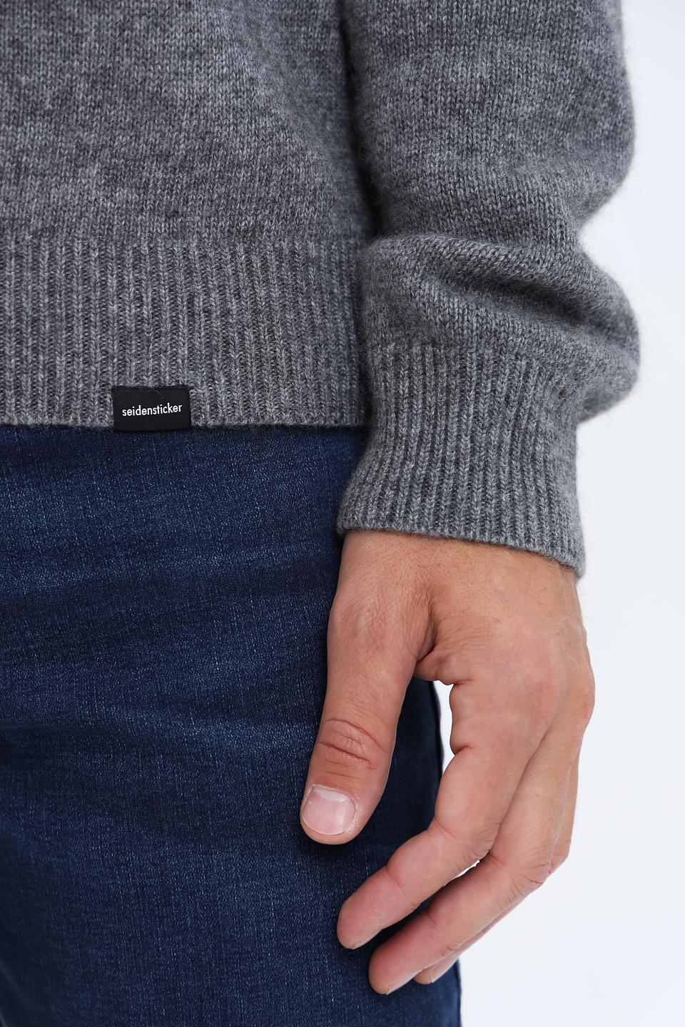 Джемпер Seidensticker серый меланж