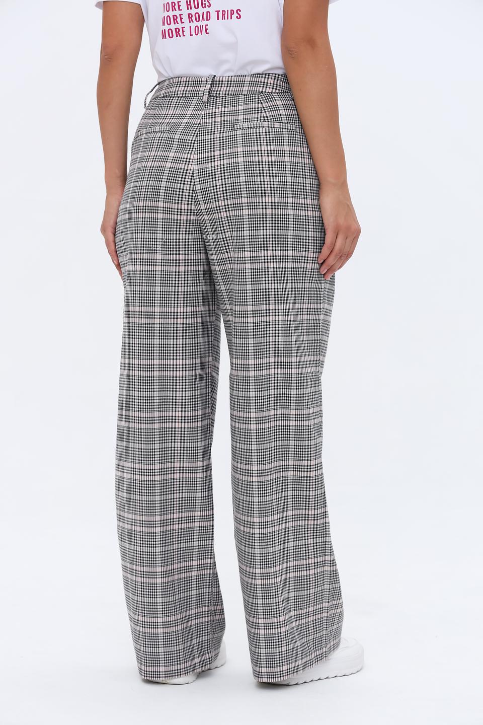 Брюки клёш Tom Tailor в клетку