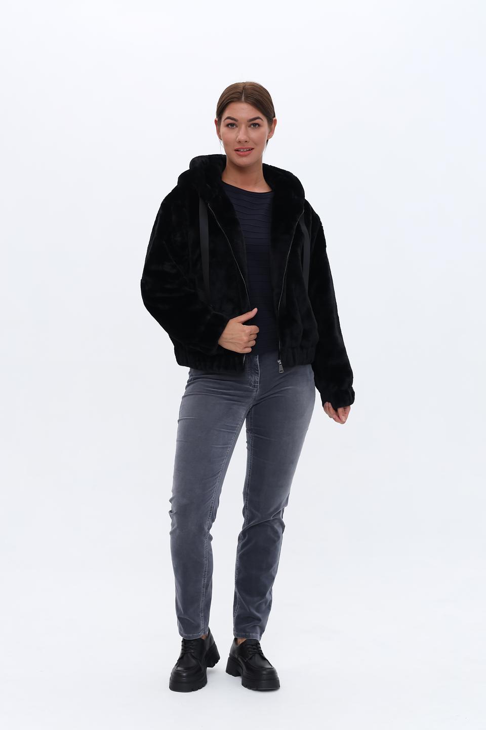 Куртка Broadway чёрная с капюшоном