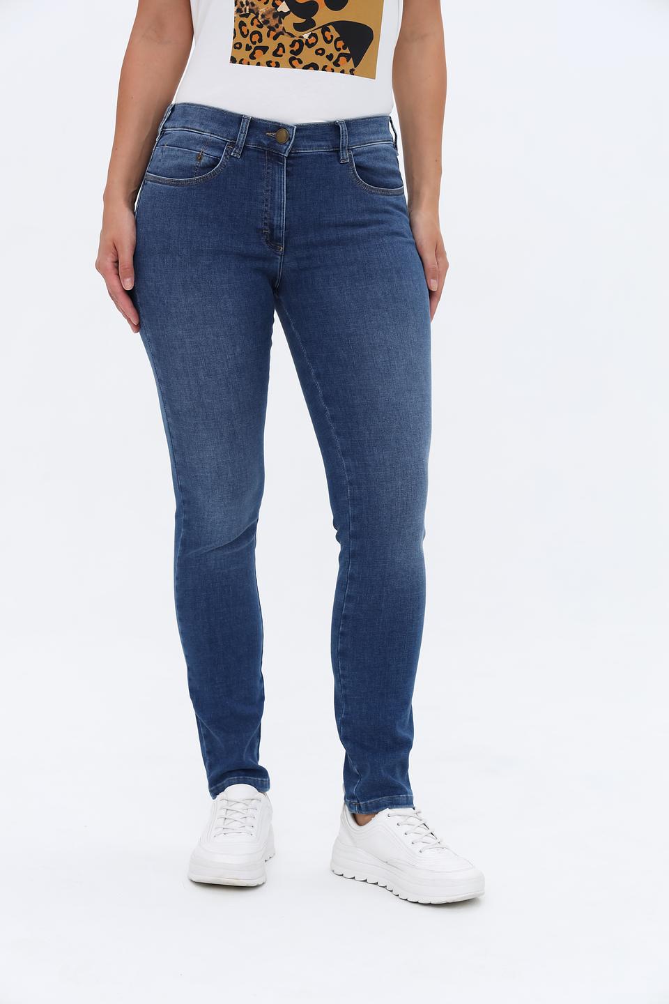 Джинсы скинни Zerres синие