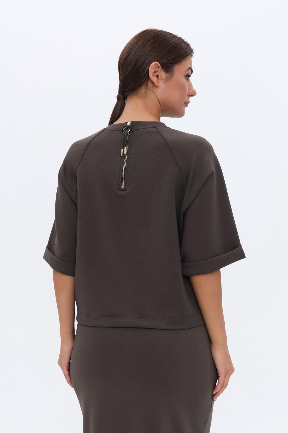 Пуловер Cinque женский коричневый