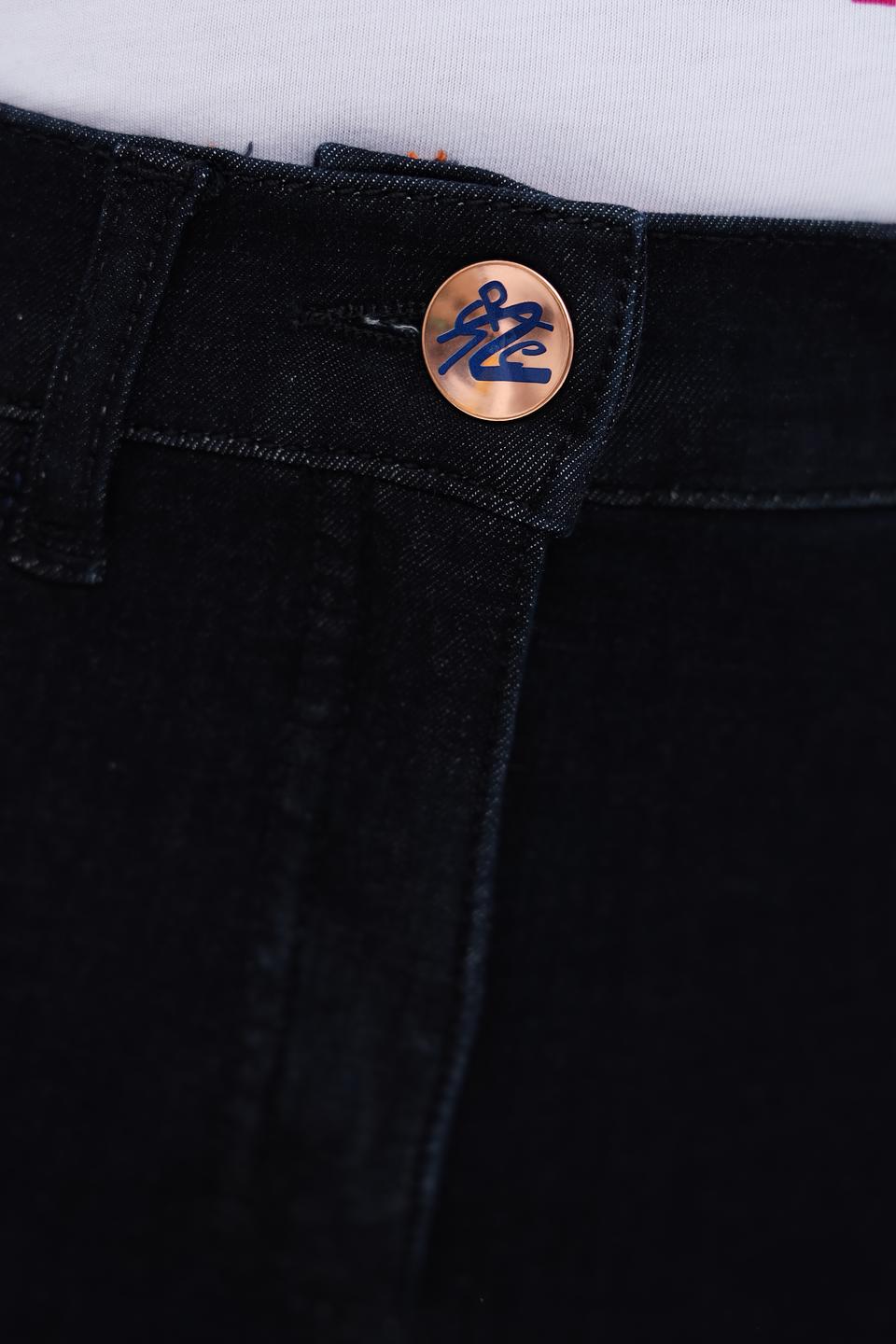 Джинсы скинни Zerres тёмно-синие