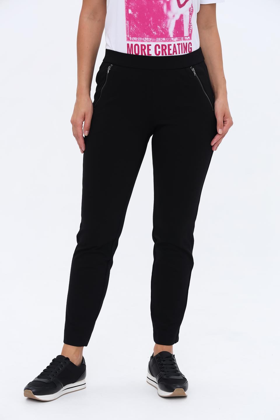 Брюки Gardeur чёрные с молниями