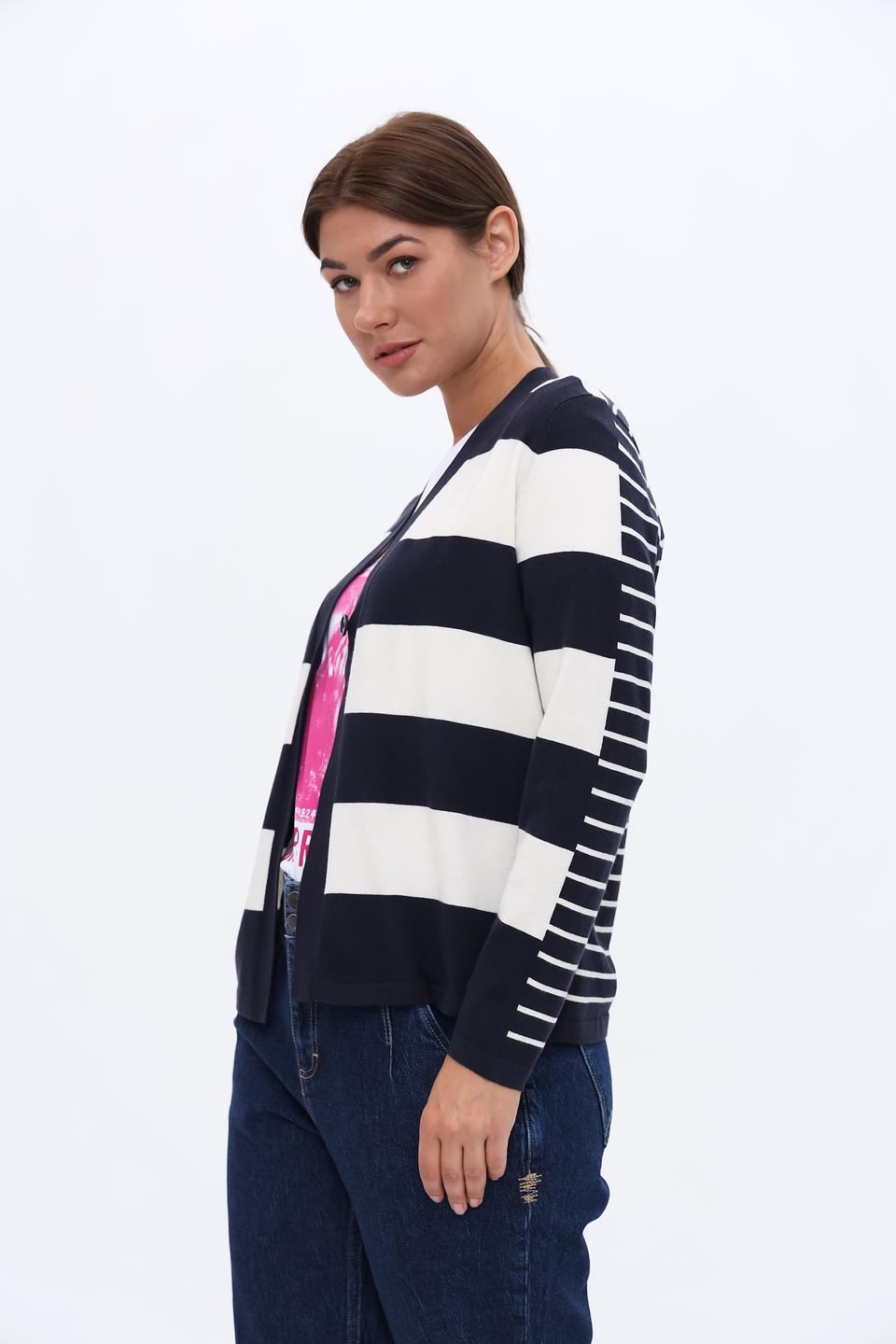 Кардиган Lebek в полоску