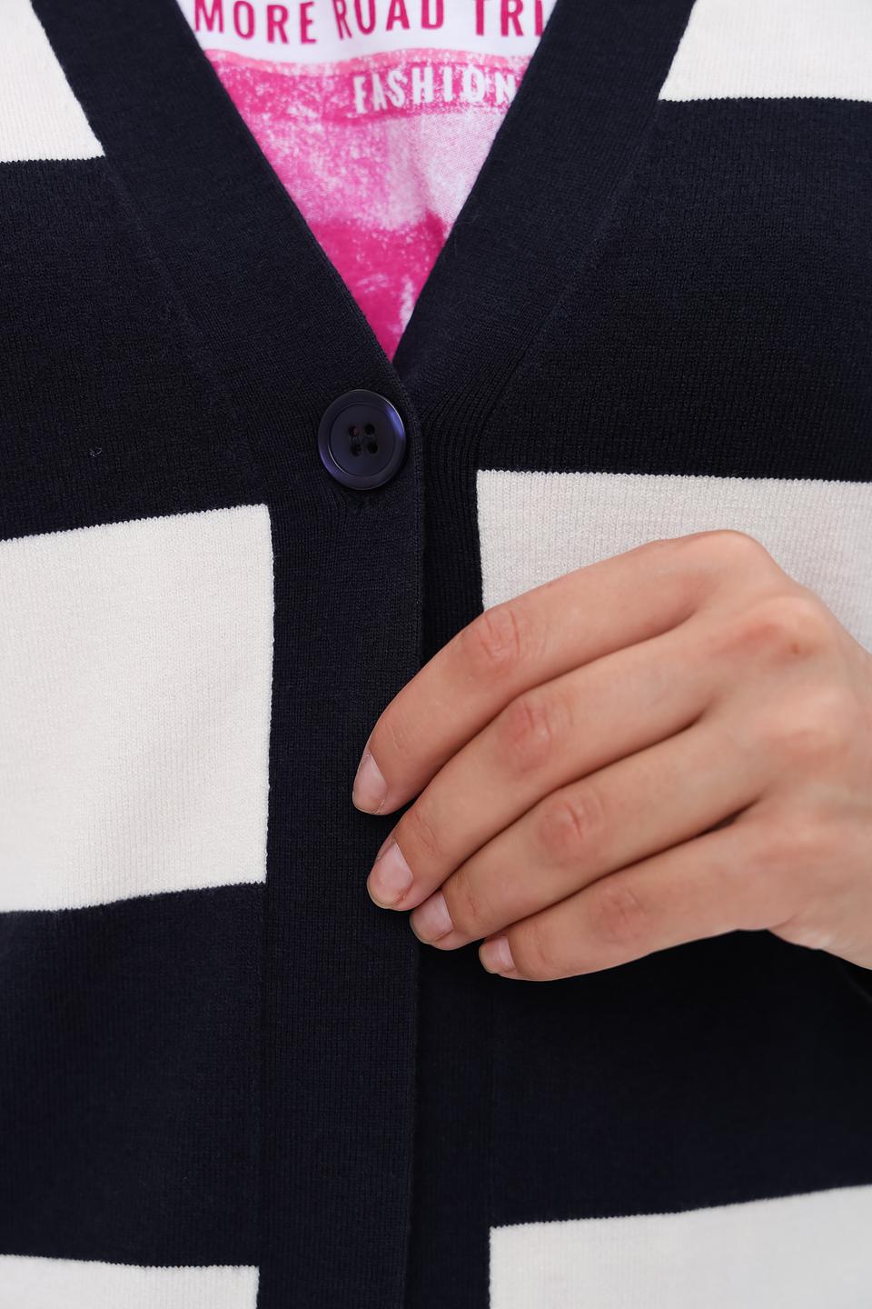 Кардиган Lebek в полоску