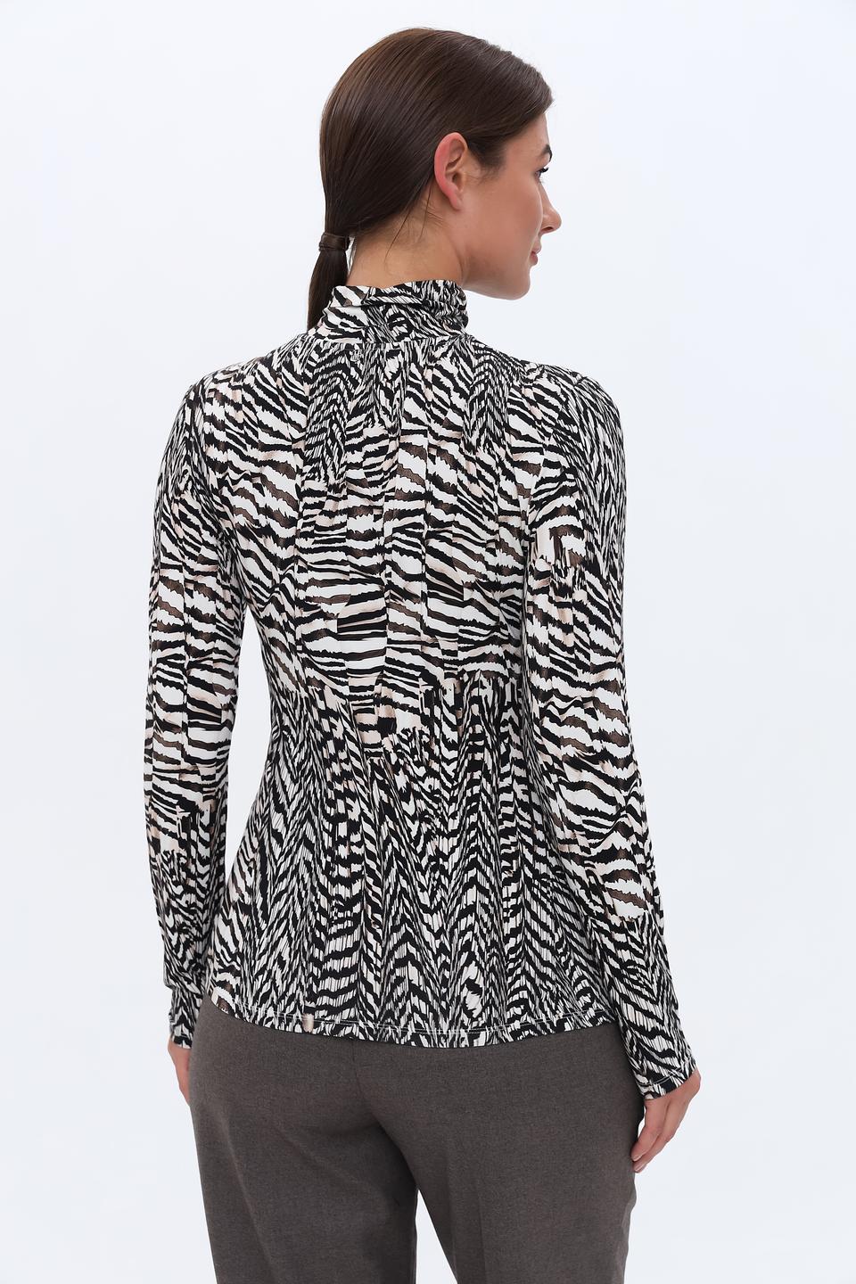 Водолазка Marc Aurel с принтом зебра