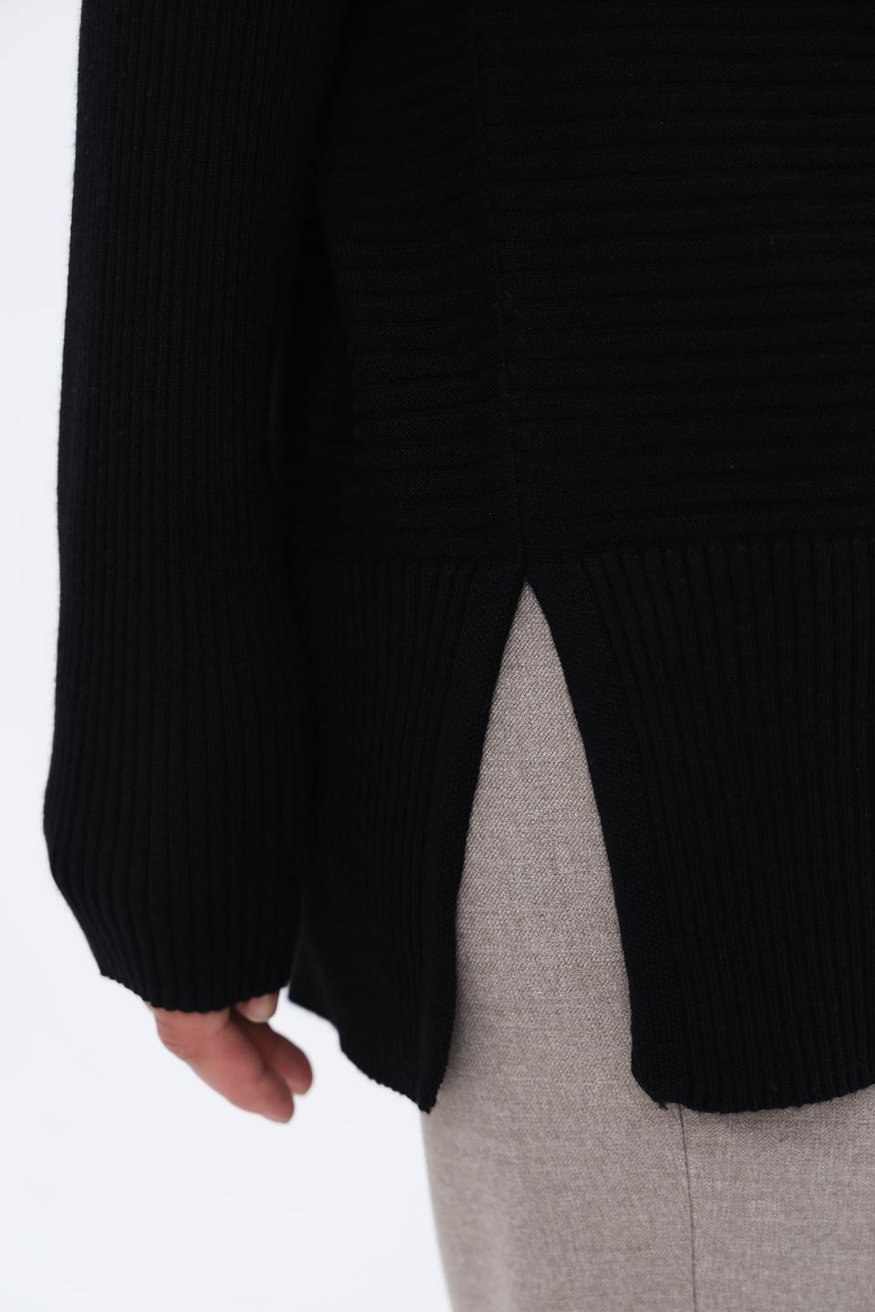 Пуловер Marc Aurel чёрный с горлом