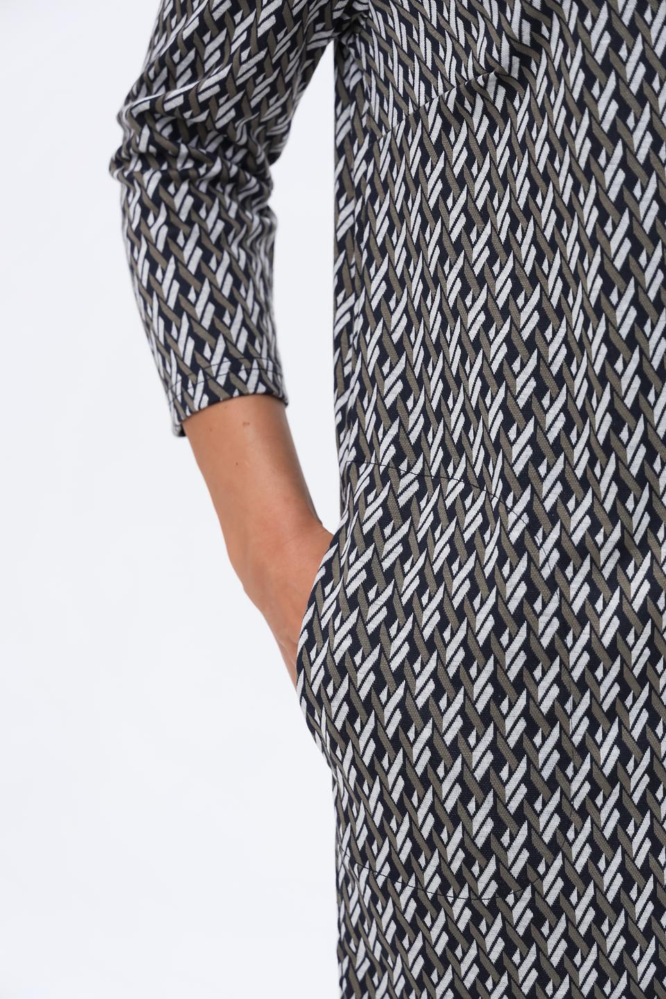 Платье Lebek с геометрическим принтом