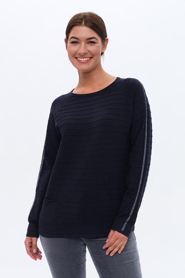 Пуловер Barbara Lebek тёмно-синий