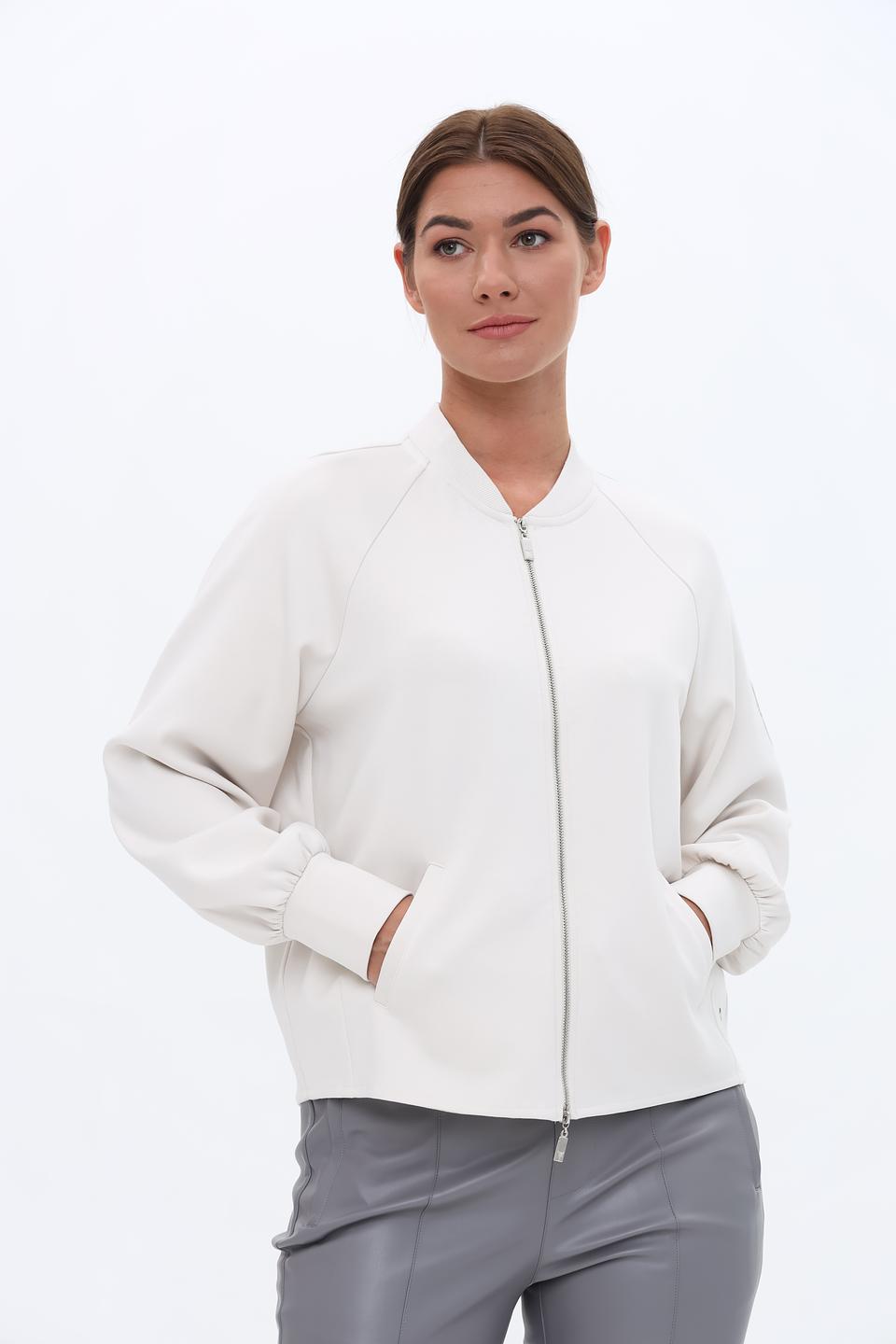 Жакет Monari бомбер молочный