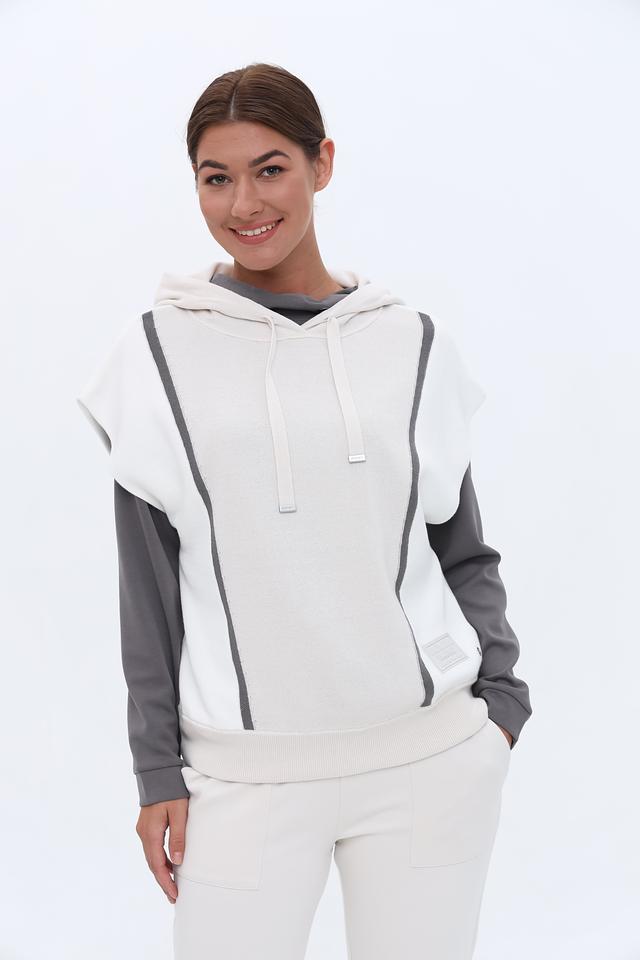 Жилет Monari с капюшоном серый