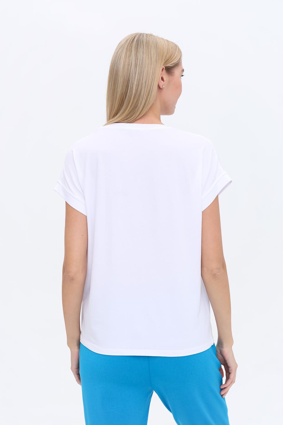 Футболка More and More с принтом