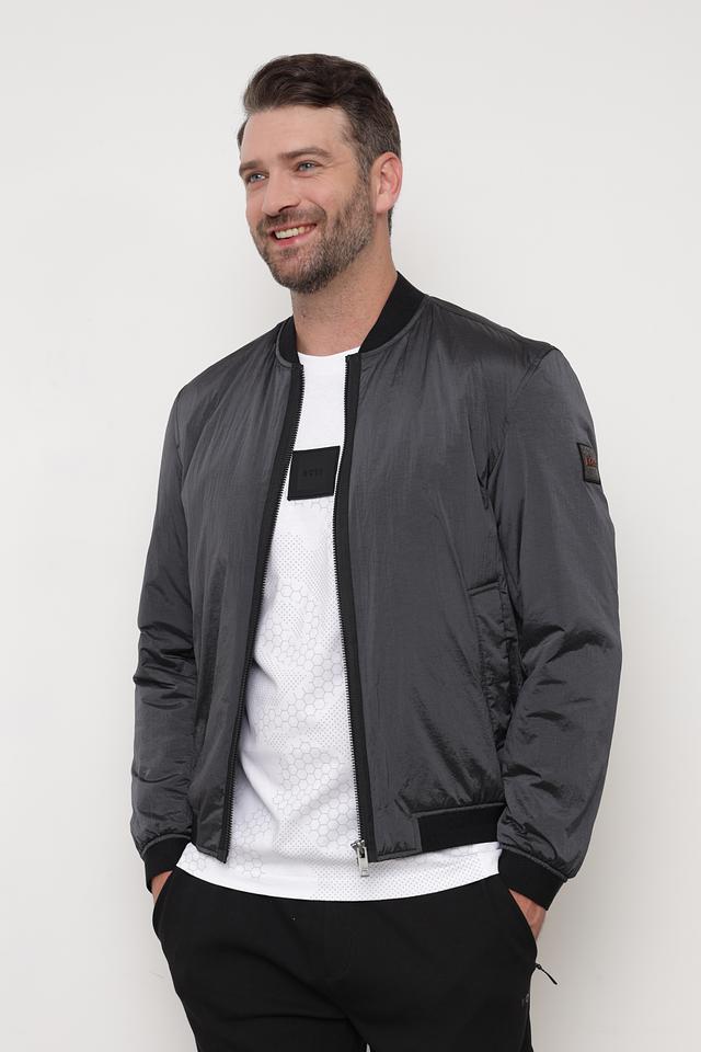 Куртка Boss Orange бомбер серая