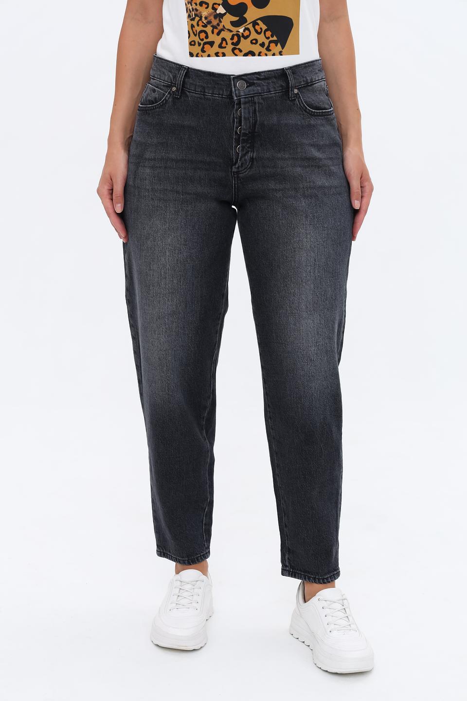 Джинсы Angels серый укороченные