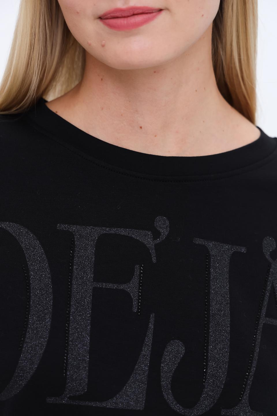 Пуловер Margittes с надписью чёрный