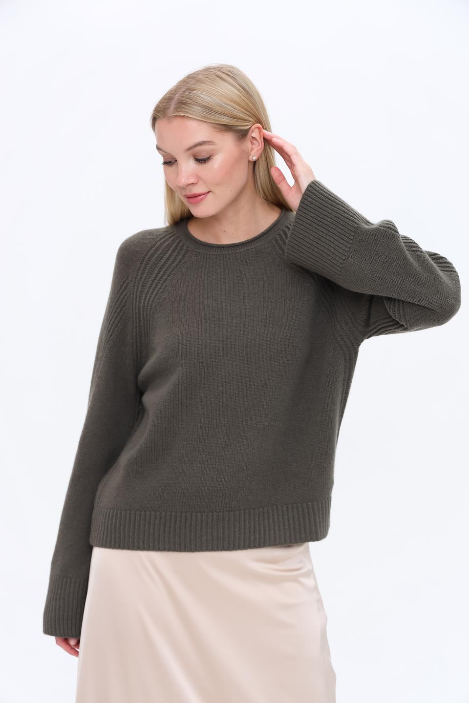 Пуловер Luisa Cerano хаки