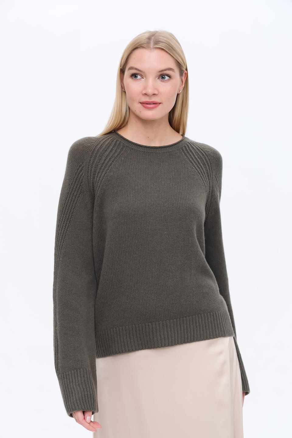 Пуловер Luisa Cerano хаки