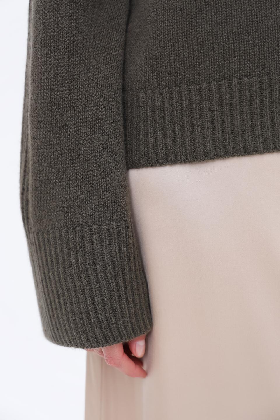 Пуловер Luisa Cerano хаки